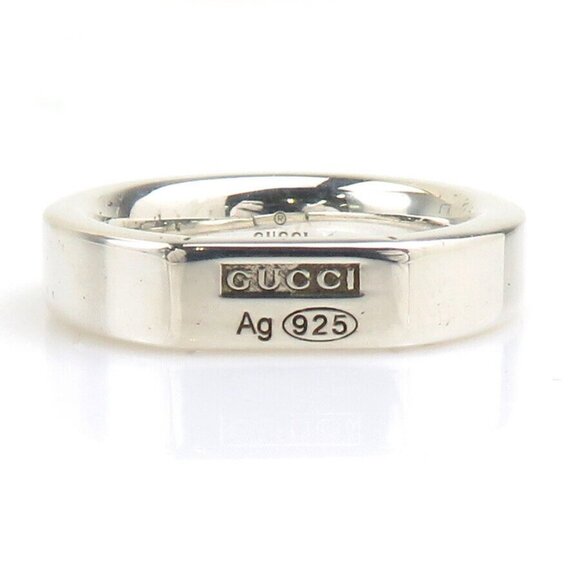 Auth GUCCI Ring Silver 925 - 55970a - Picture 10 of 16